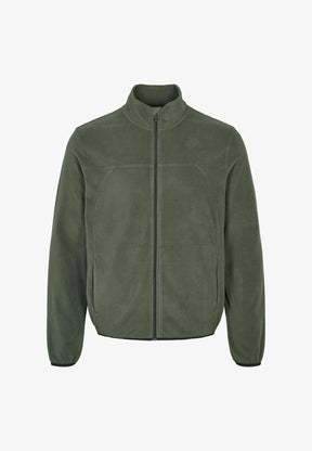 Kappa Logo Saurion Slim Herrefleecejakke - Green Blackish - Green Blackish