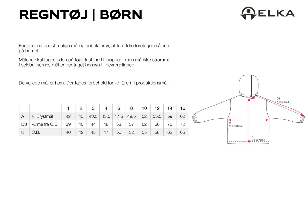 Elka Elements Regnsæt Børn