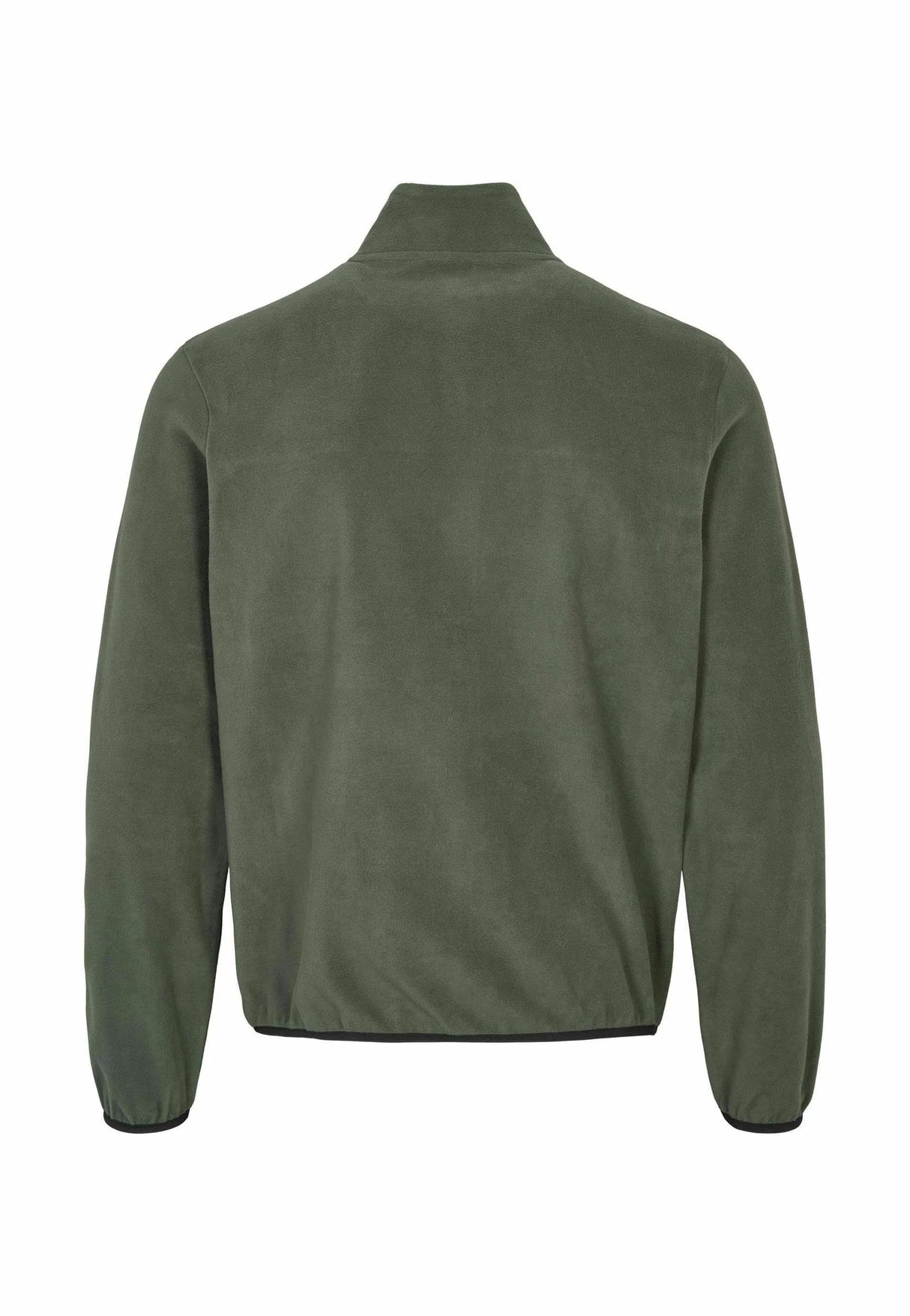 Kappa Logo Saurion Slim Herrefleecejakke - Green Blackish -