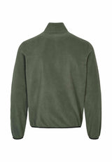 Kappa Logo Saurion Slim Herrefleecejakke - Green Blackish -
