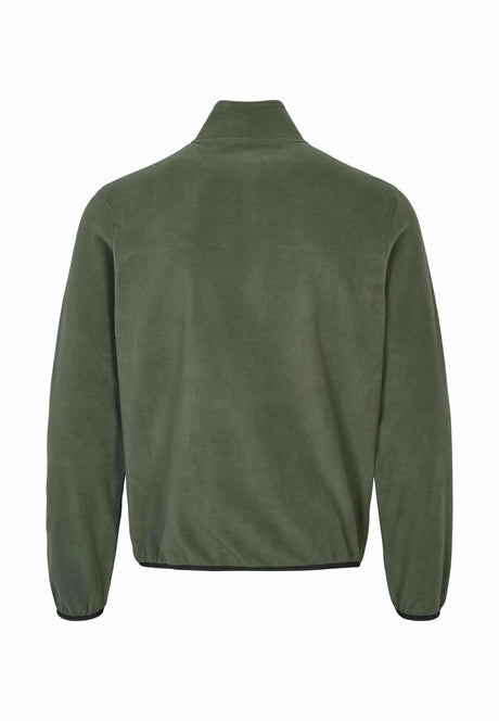 Kappa Logo Saurion Slim Herrefleecejakke - Green Blackish -