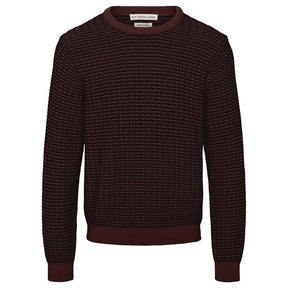 By Garment Makers Leo Striktrøje Herre - Ebony Brown - Ebony Brown