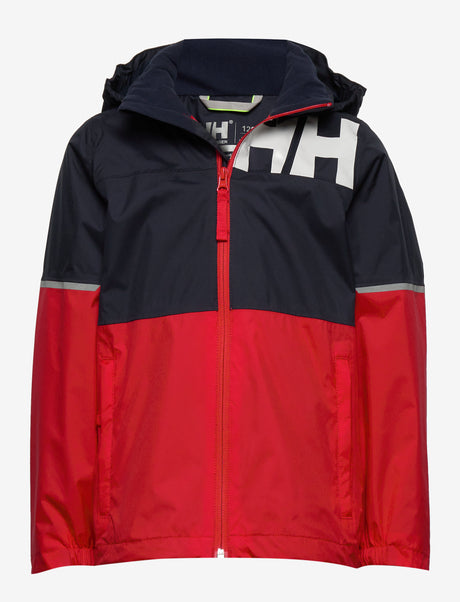 Helly Hansen Juniors' Pursuit Jacket Regnjakke Børn - Alert Red