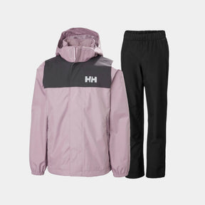 Helly Hansen Juniors’ Vancouver & Juell Regnsæt Børn - Purple Clay - 176 cm 16 år