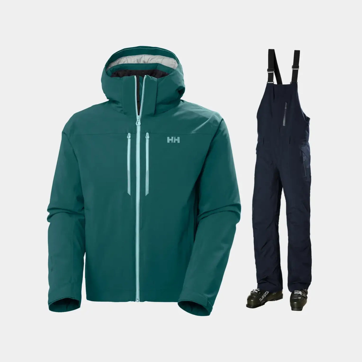 Helly Hansen Men's Alpha & Legendary Bib Skisæt Herre - Dark Creek / Navy