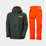 Helly Hansen Men's Garibaldi & Sogn Skisæt Herre - Dark Jungle / Neon Orange