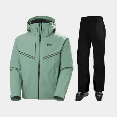 Helly Hansen Men's Alpha & Legendary Skisæt Herre - Cactus / Black - 2XL