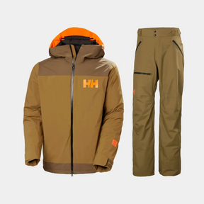 Helly Hansen Men's Powdreamer 2.0 & Sogn Skisæt Herre - Sepia - 2XL