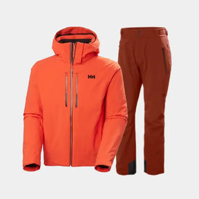 Helly Hansen Men's Alpha Skisæt Herre - Cherry Tomato / Iron Oxide - 2XL