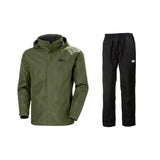 Helly Hansen Men's Dubliner Regnsæt Herre - Utility Green / Black - 5XL