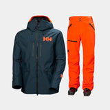 Helly Hansen Men's Garibaldi / Sogn Skisæt Herre - Midnight / Neon Orange