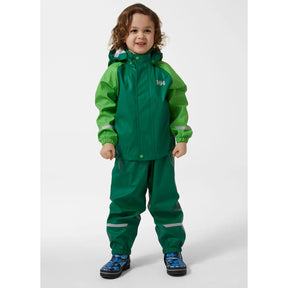 Helly Hansen Kids' Bergen 2.0 PU Rainset Regnsæt Børn - Malachite - Malachite