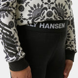 Helly Hansen Kids' Graphic LIFA® Merino Wool Base Layer Set Skiundertøj Børn - Black AOP
