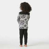 Helly Hansen Kids' Graphic LIFA® Merino Wool Base Layer Set Skiundertøj Børn - Black AOP