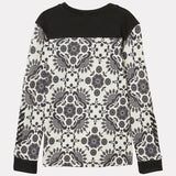 Helly Hansen Kids' Graphic LIFA® Merino Wool Base Layer Set Skiundertøj Børn - Black AOP