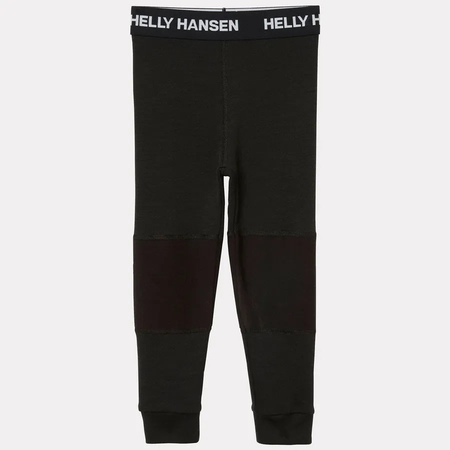 Helly Hansen Kids' Graphic LIFA® Merino Wool Base Layer Set Skiundertøj Børn - Black AOP