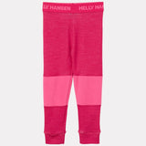 Helly Hansen Kids' Graphic LIFA® Merino Wool Base Layer Set Skiundertøj Børn - Hot Pink