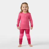Helly Hansen Kids' LIFA® Merino Wool Base Layer Set Skiundertøj Børn - Hot Pink