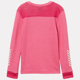 Helly Hansen Kids' LIFA® Merino Wool Base Layer Set Skiundertøj Børn - Hot Pink