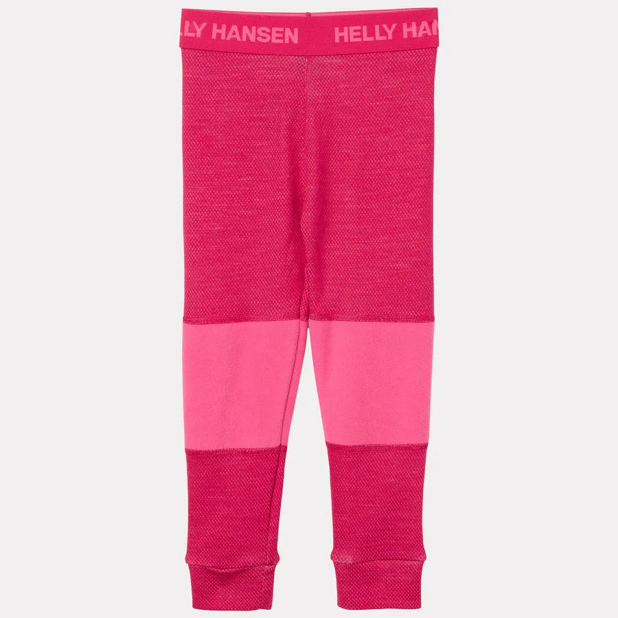 Helly Hansen Kids' LIFA® Merino Wool Base Layer Set Skiundertøj Børn - Hot Pink