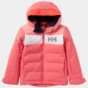 Helly Hansen Kids’ Vertical Insulated Ski Jacket Skijakke Børn - Sunset Pink - Sunset Pink