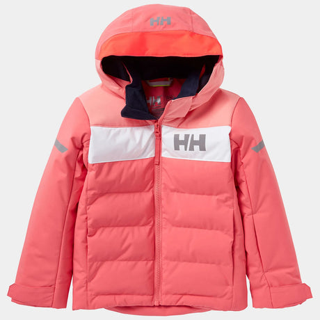 Helly Hansen Kids’ Vertical Insulated Ski Jacket Skijakke Børn - Sunset Pink