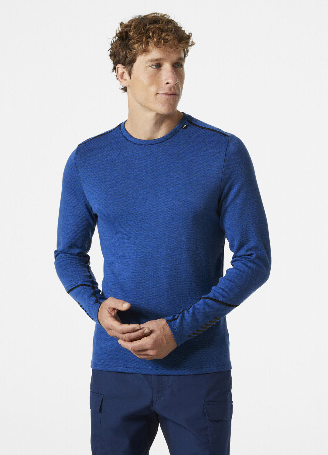 Helly Hansen Men's LIFA® Merino Midweight Crew Base Layer Skiundertrøje Herre -