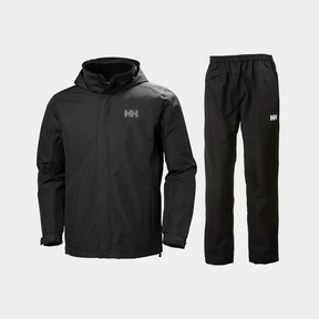 Helly Hansen Men's Dubliner Regnsæt Herre - Black / Black - 5XL