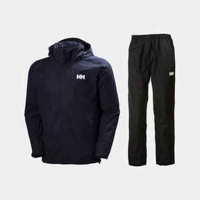 Helly Hansen Men's Dubliner Regnsæt Herre - Navy / Black - 5XL