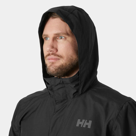 Helly Hansen Men's Dubliner Waterproof Jacket Regnjakke Herre - Black -