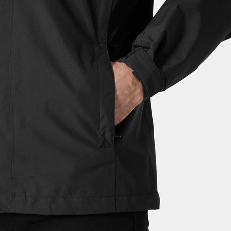 Helly Hansen Men's Dubliner Waterproof Jacket Regnjakke Herre - Black -