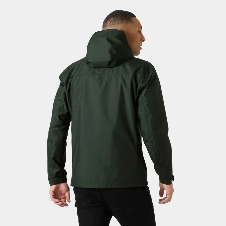 Helly Hansen Men's Dubliner Waterproof Jacket Regnjakke Herre - Dark Jungle