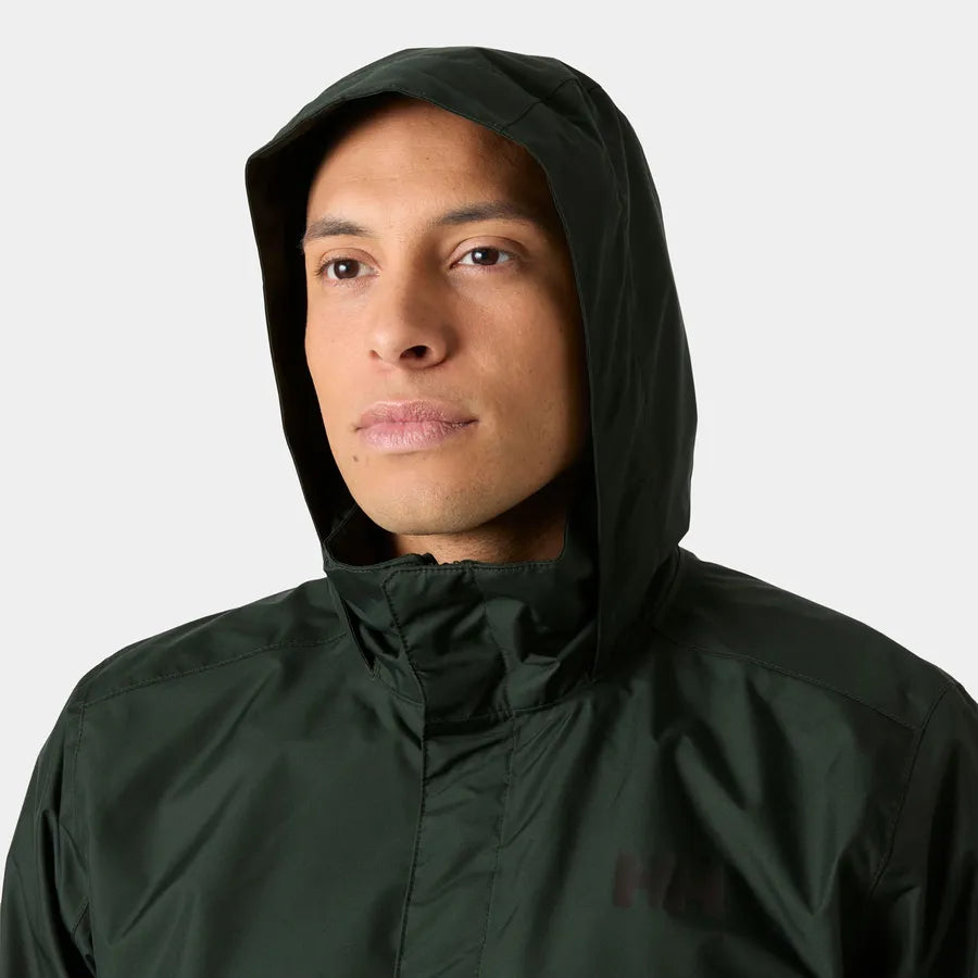 Helly Hansen Men's Dubliner Waterproof Jacket Regnjakke Herre - Dark Jungle