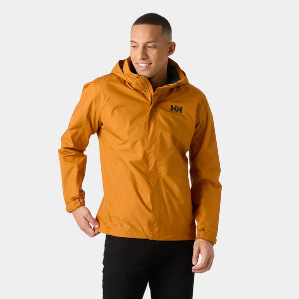 Helly Hansen Men's Dubliner Waterproof Jacket Regnjakke Herre - Mustard