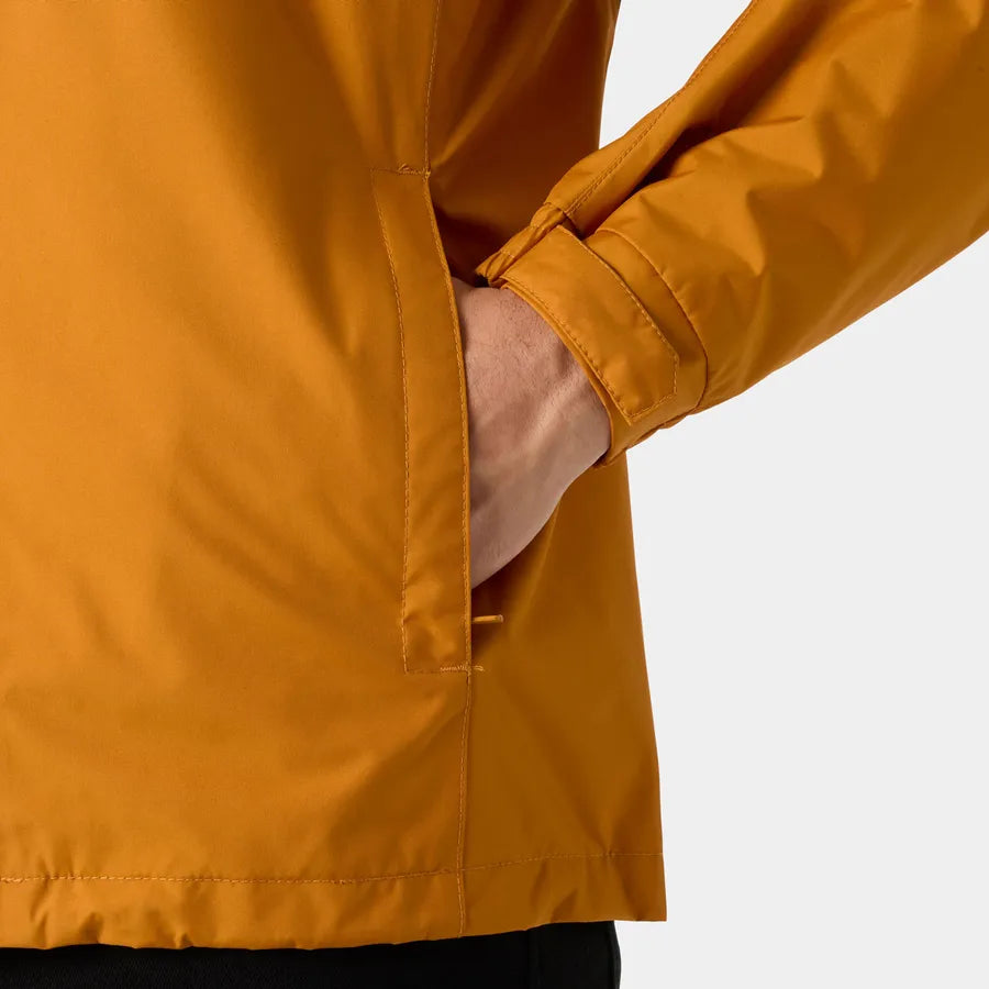 Helly Hansen Men's Dubliner Waterproof Jacket Regnjakke Herre - Mustard