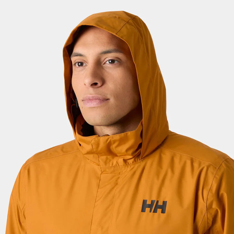 Helly Hansen Men's Dubliner Waterproof Jacket Regnjakke Herre - Mustard