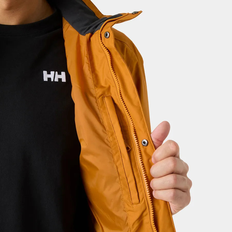 Helly Hansen Men's Dubliner Waterproof Jacket Regnjakke Herre - Mustard