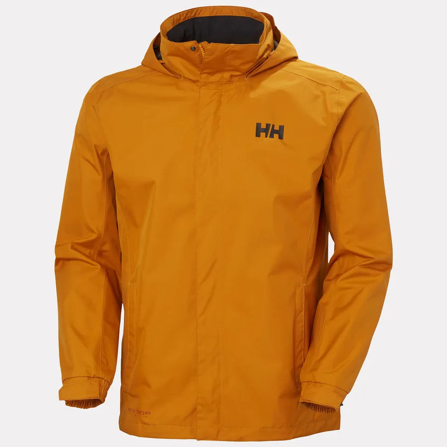 Helly Hansen Men's Dubliner Waterproof Jacket Regnjakke Herre - Mustard