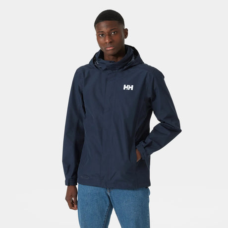 Helly Hansen Men's Dubliner Waterproof Jacket Regnjakke Herre - Navy - Navy