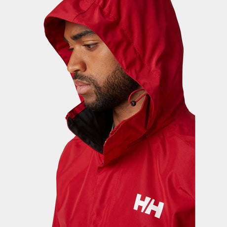 Helly Hansen Men's Dubliner Waterproof Jacket Regnjakke Herre - Red -