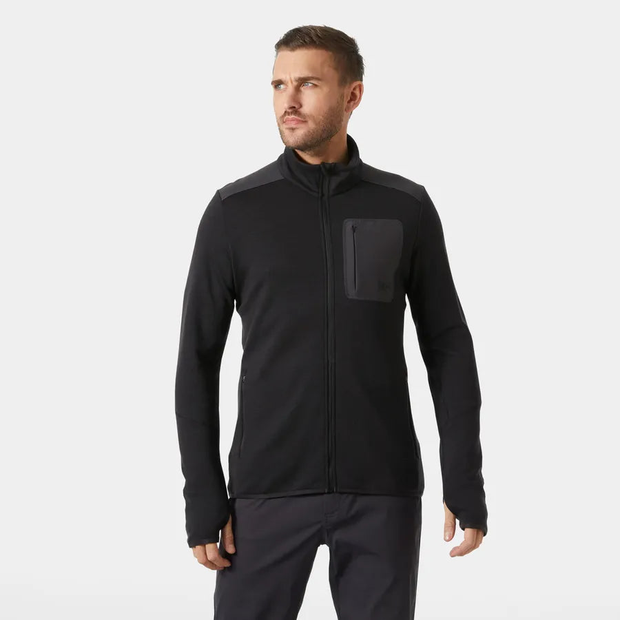 Helly Hansen Men's LIFA® Merino Midlayer Jacket Herre - Black
