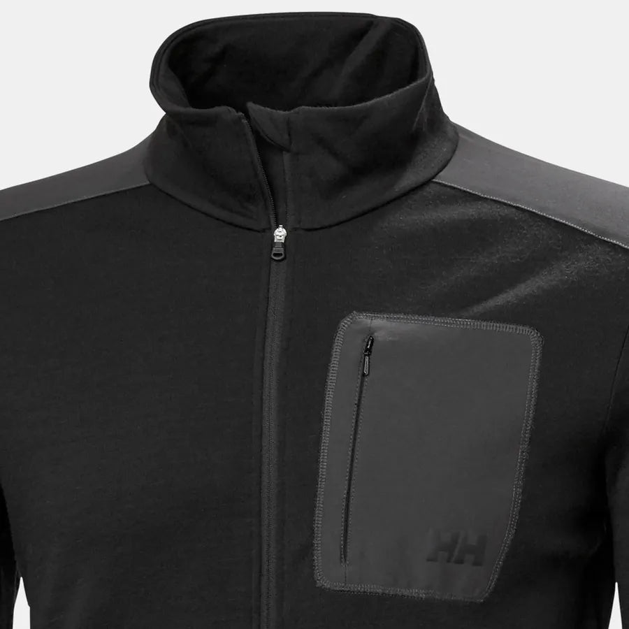 Helly Hansen Men's LIFA® Merino Midlayer Jacket Herre - Black