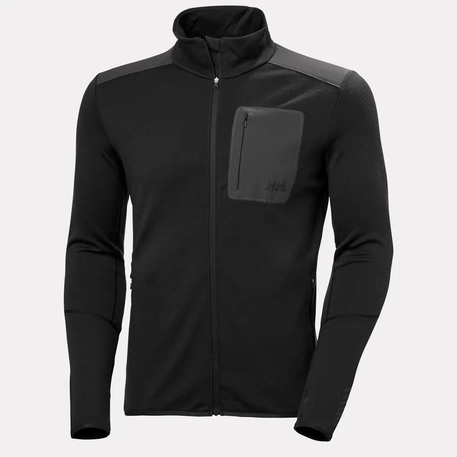 Helly Hansen Men's LIFA® Merino Midlayer Jacket Herre - Black