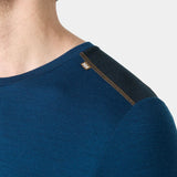Helly Hansen Men's LIFA® Merino Midweight Crew Base Layer Skiundertrøje Herre - Dark Blue
