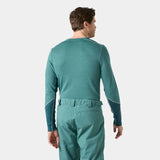 Helly Hansen Men's LIFA® Merino Midweight Crew Base Layer Skiundertrøje Herre - Opal Green