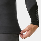 Helly Hansen Men's LIFA® Merino Midweight Crew Base Layer Skiundertrøje Herre - Thunder Grey