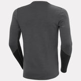 Helly Hansen Men's LIFA® Merino Midweight Crew Base Layer Skiundertrøje Herre - Thunder Grey