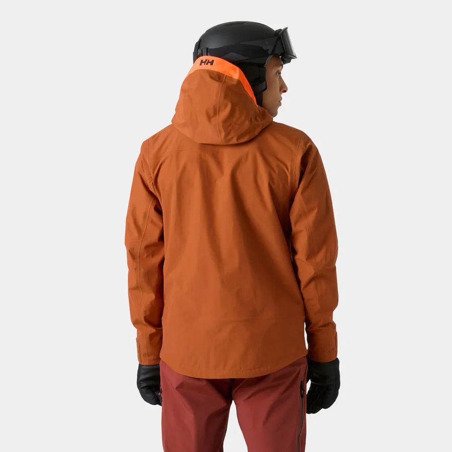Helly Hansen Men's Sogn Shell 2.0 Ski Shell Jacket Skijakke Herre - Ginger Biscuit