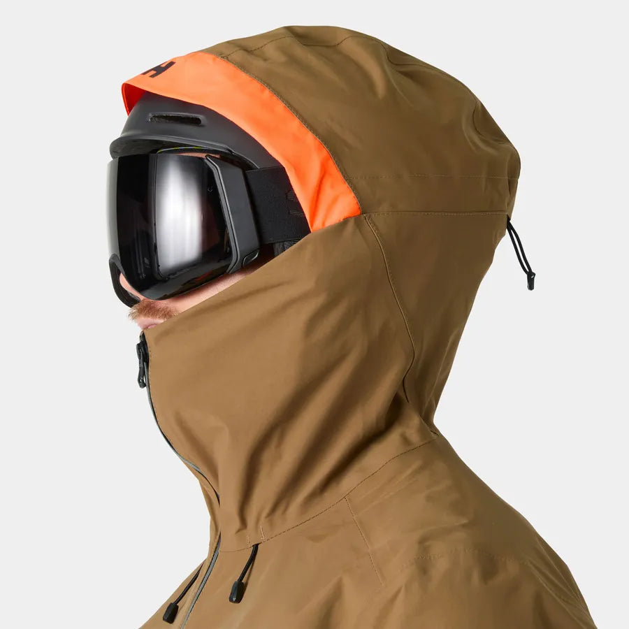 Helly Hansen Men's Sogn Shell 2.0 Ski Shell Jacket Skijakke Herre - Sepia