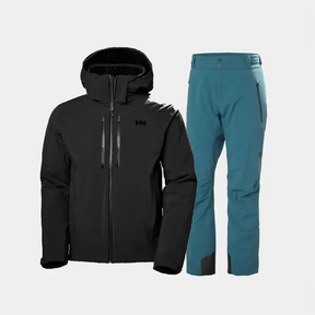 Helly Hansen Men's Alpha LIFALOFT™ Skisæt Herre - Black / Dark Creek - 3XL